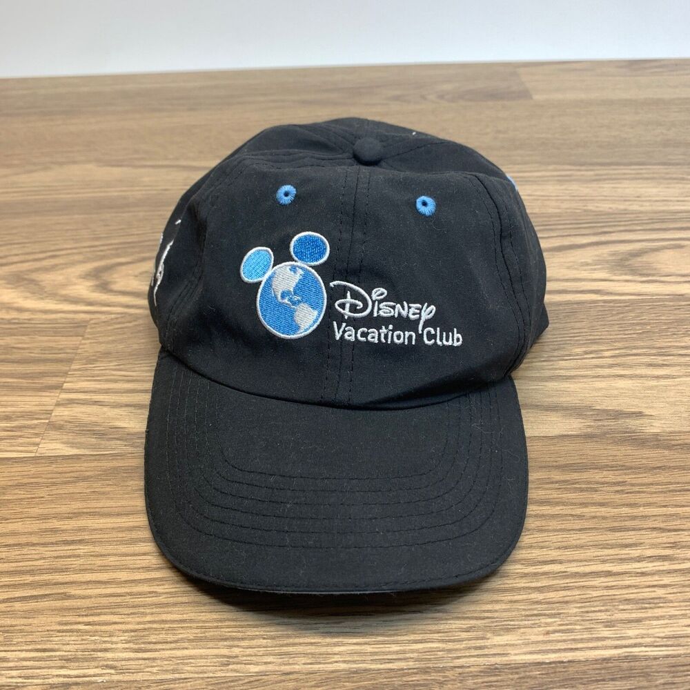 Disney Hat Adjustable Black Vacation Club Member Womens Mens Cap